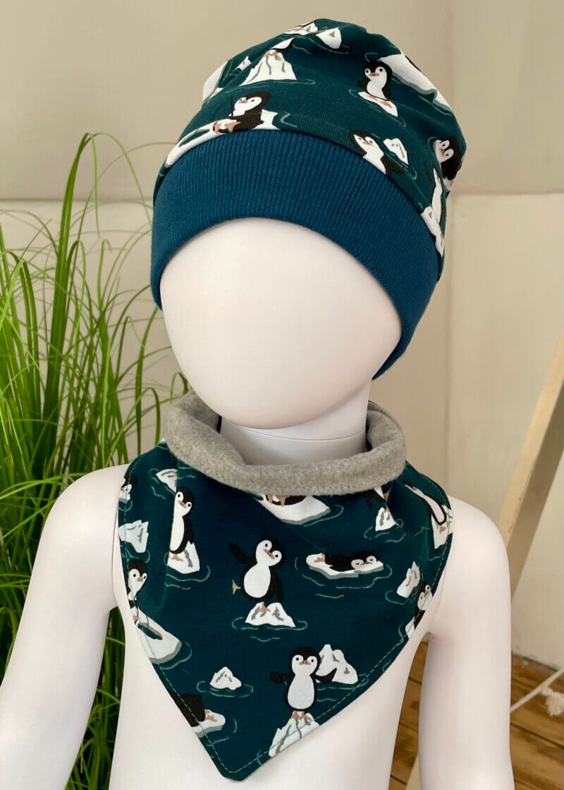 Set Beanie und Halstuch Pinguin - Image 2