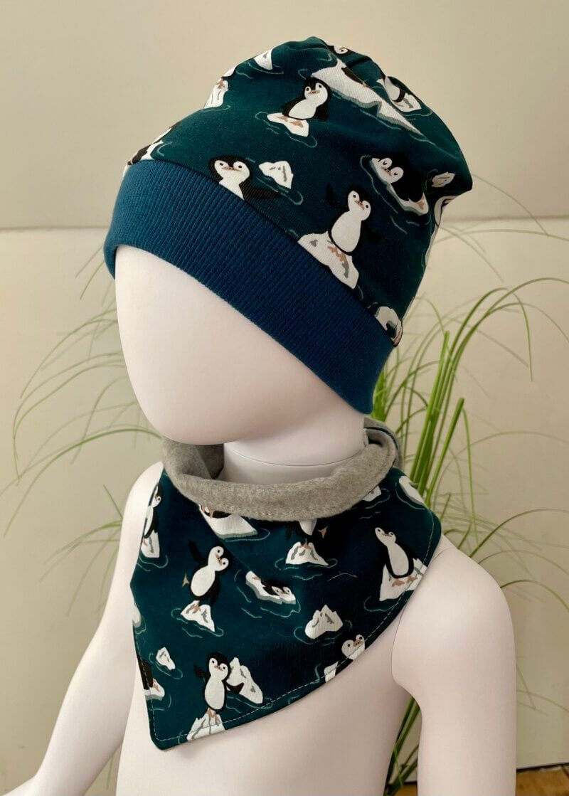 Set Beanie und Halstuch Pinguin - Image 3