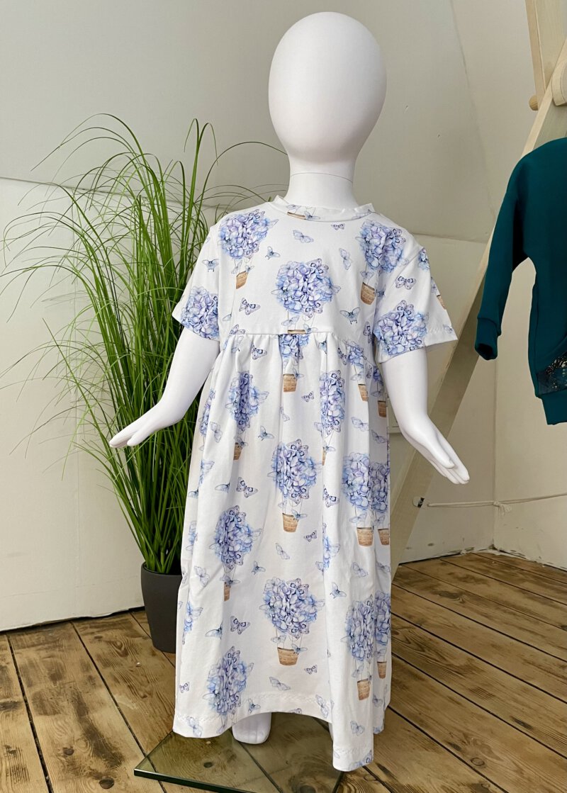 Kleid kurzarm Hortensien - Größe: 110 - Image 2