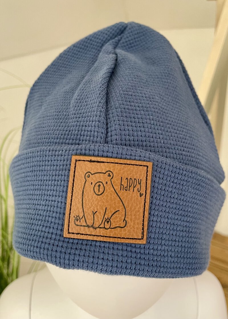 Hipster Beanie blau - Kopfumfang: 46/47 - Image 2