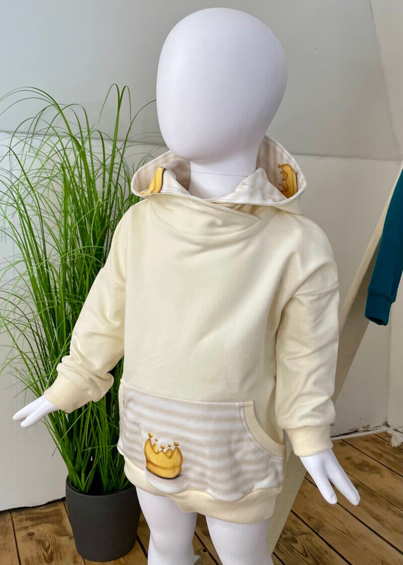 Hoodie mit Kapuze Kronen - Größe: 80 - Image 2