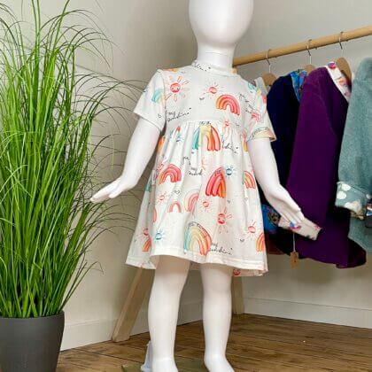 Kleid kurzarm "you are my sunshine" - Größe: 80